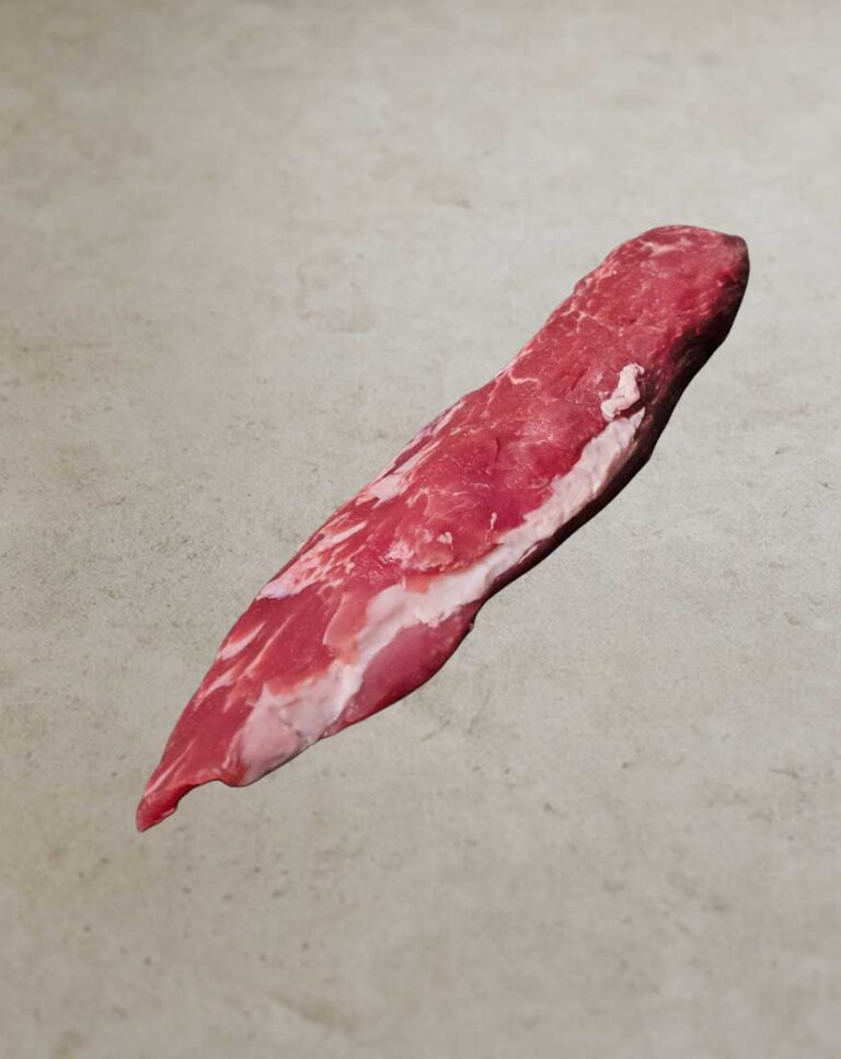 Filet vom Ibérico-Schwein mit zarter Fleischstruktur und feiner Marmorierung
