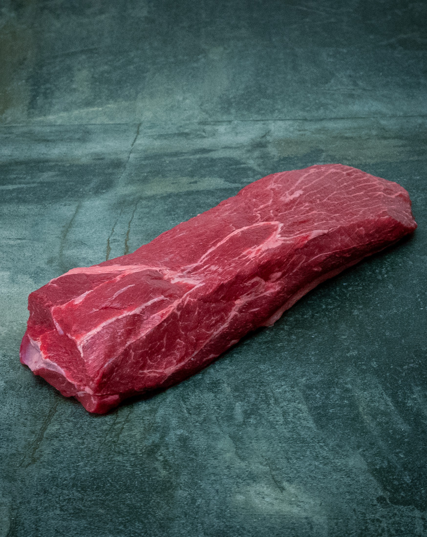 Marmorierter Schmorbraten der Pommerschen Färse für Gezer Gastronomie-Kunden.